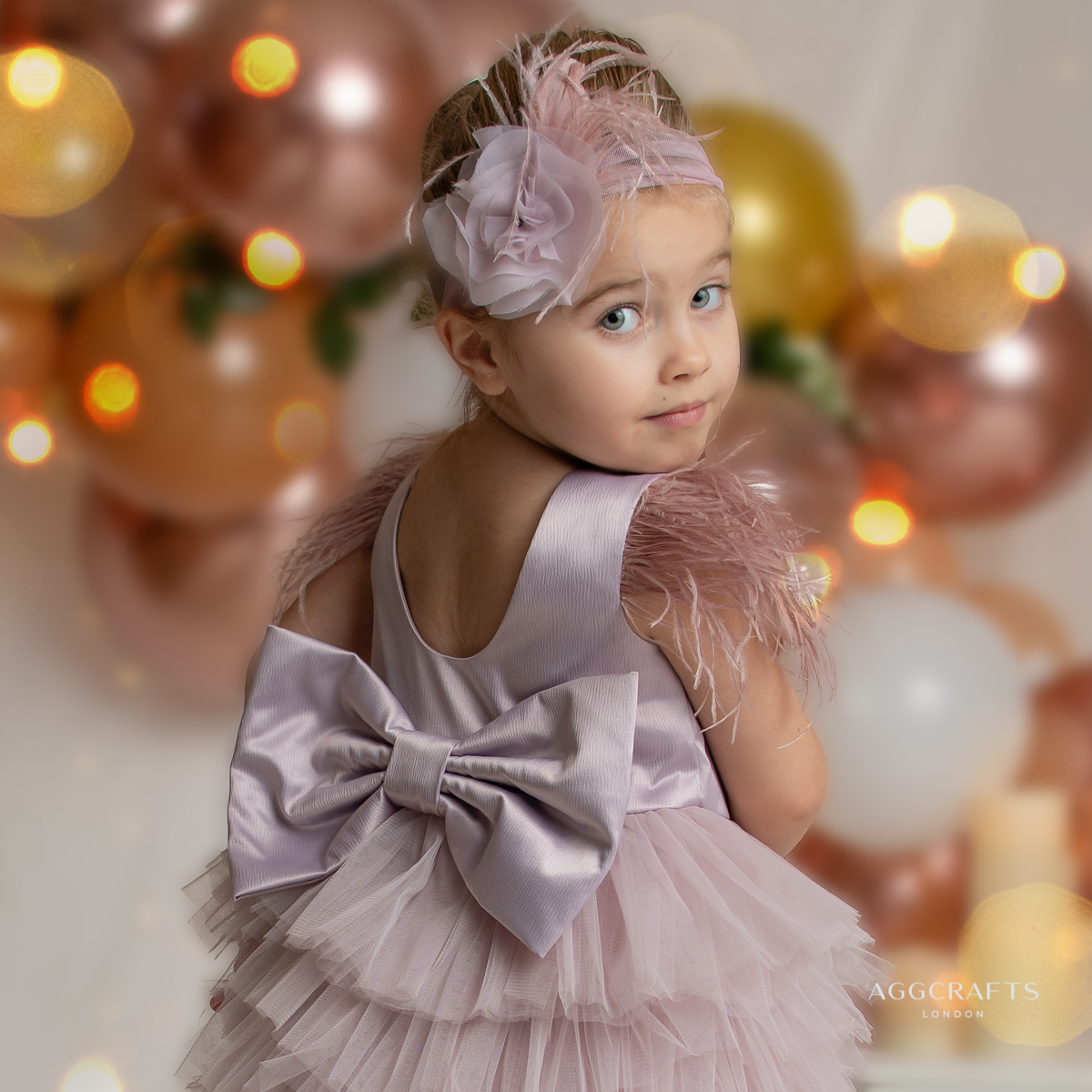 Baby mauve shop dress